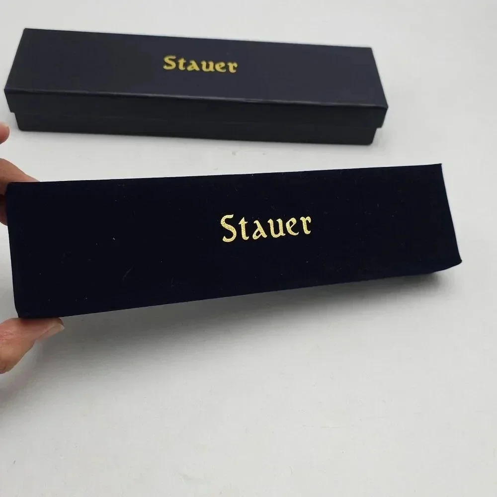 Stauer Eterno Bracelet With Blue Turquoise In Velvet Box 9.5 Total Length